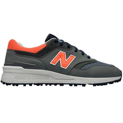 New Balance Golf Shoes - 997 SL - Grey - Orange 2024