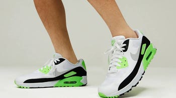 Nike Air Max 90 Golf Shoes Flash Lime Model