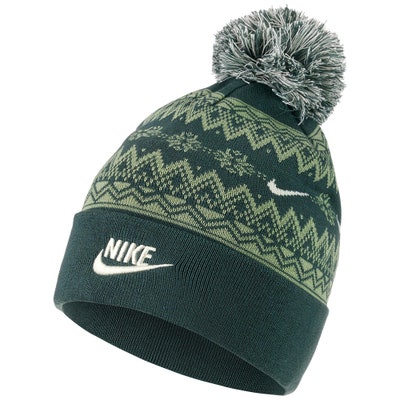 Nike Golf Beanie - NK Fair Isle Bobble - Vintage Green HO24