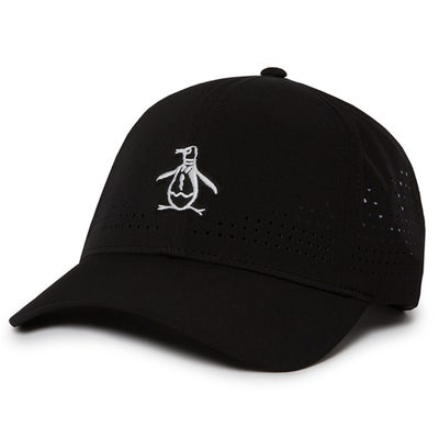 Original Penguin Golf Cap - CC Perforated - Caviar SS24