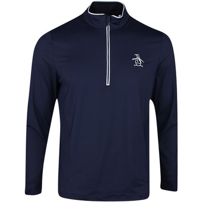 Original Penguin Golf Pullover - Tour Performance Earl - Black Iris SS24