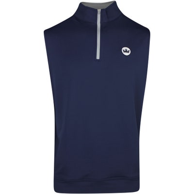 Peter Millar Golf Mid Layer - Galway QZ Vest - Navy AW24