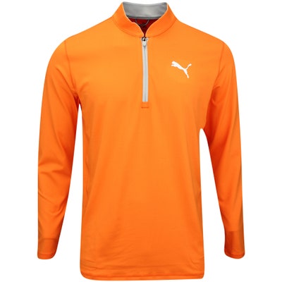 PUMA Golf Pullover - Lightweight QZ - Rickie Orange AW24