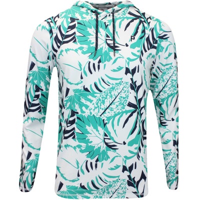 PUMA Golf Pullover - PTC Palm Glitch Hoodie - Sparkling Green AW24