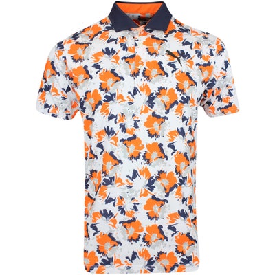 PUMA Golf Shirt - Borrego Pique Polo - Rickie Orange AW24