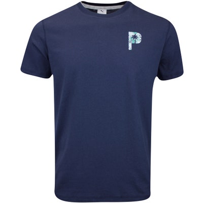 PUMA Golf T-Shirt - PTC Glitch Graphic Tee - Deep Navy AW24