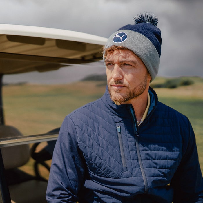 PUMA Golf Jacket - Scotia Quilted FZ - Navy Blazer SS24