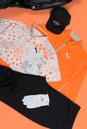 Rickie Fowler - Orange Sunday - PUMA Outfit Inspiration 03