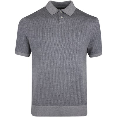 RLX Golf Shirt - Merino Wool Polo - Grey AW24