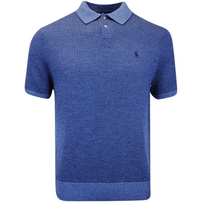 RLX Golf Shirt - Merino Wool Polo - Navy AW24
