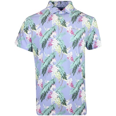 RLX Golf Shirt - Printed Airflow - Wisteria Vine Floral AW24