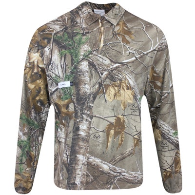 Students Golf Shirt - Benjie LS Polo - Realtree Camo AW24