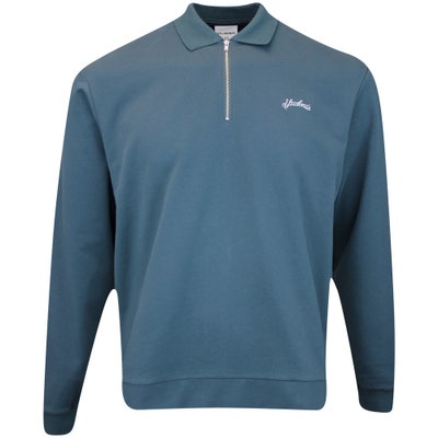 Students Golf Shirt - Cillian LS Polo - Light Navy AW24