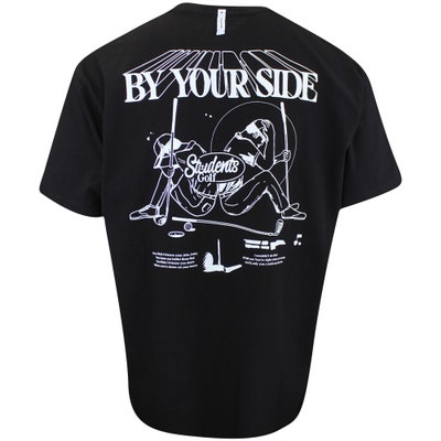 Students Golf T-Shirt - By Your Side Tee - Black AW24